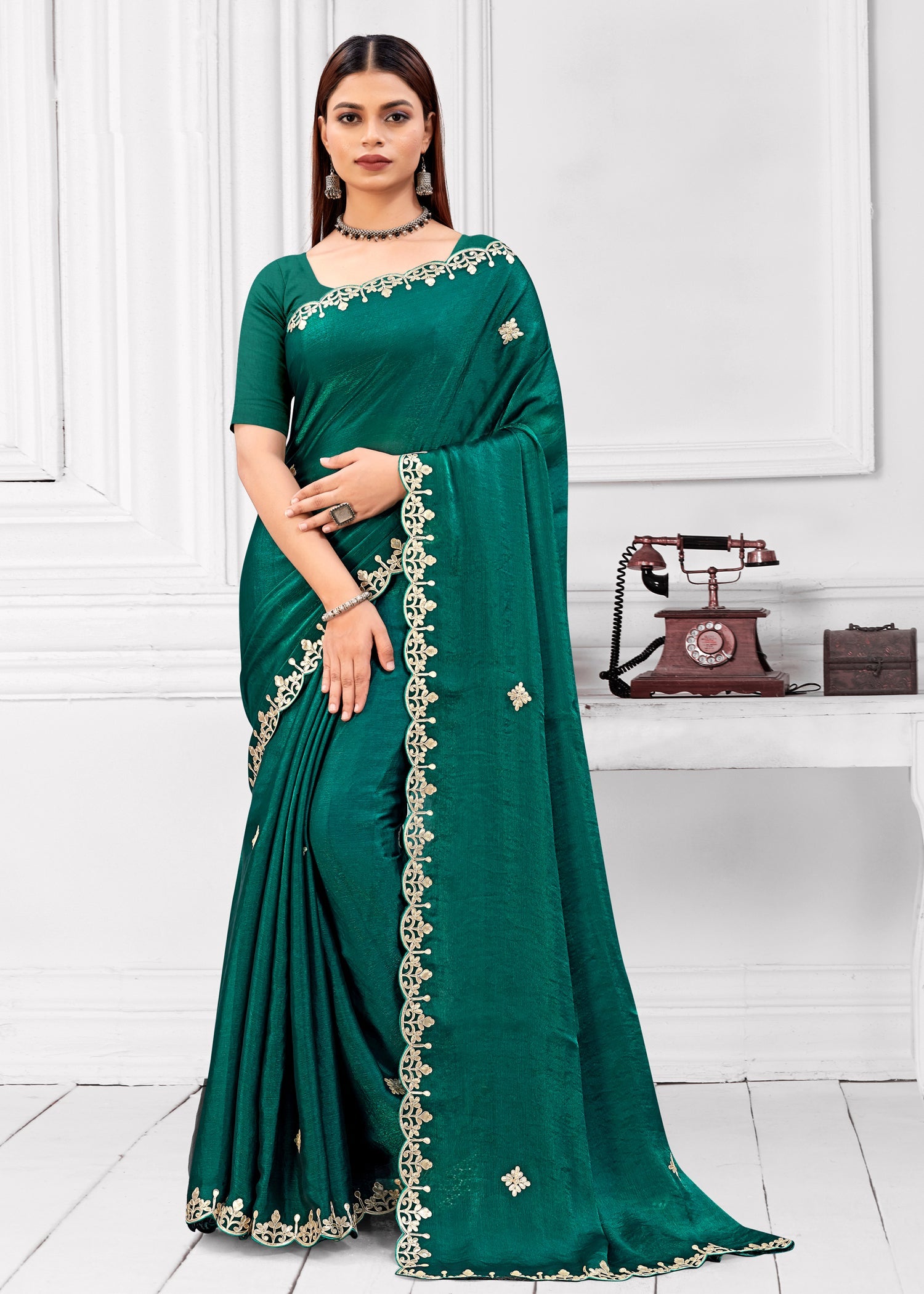 Heritage-inspired Saree for Traditional Weddings