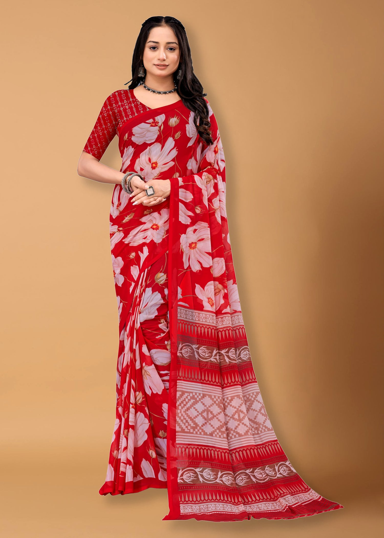 Experience comfort and style with our handpicked daily wear saree designs