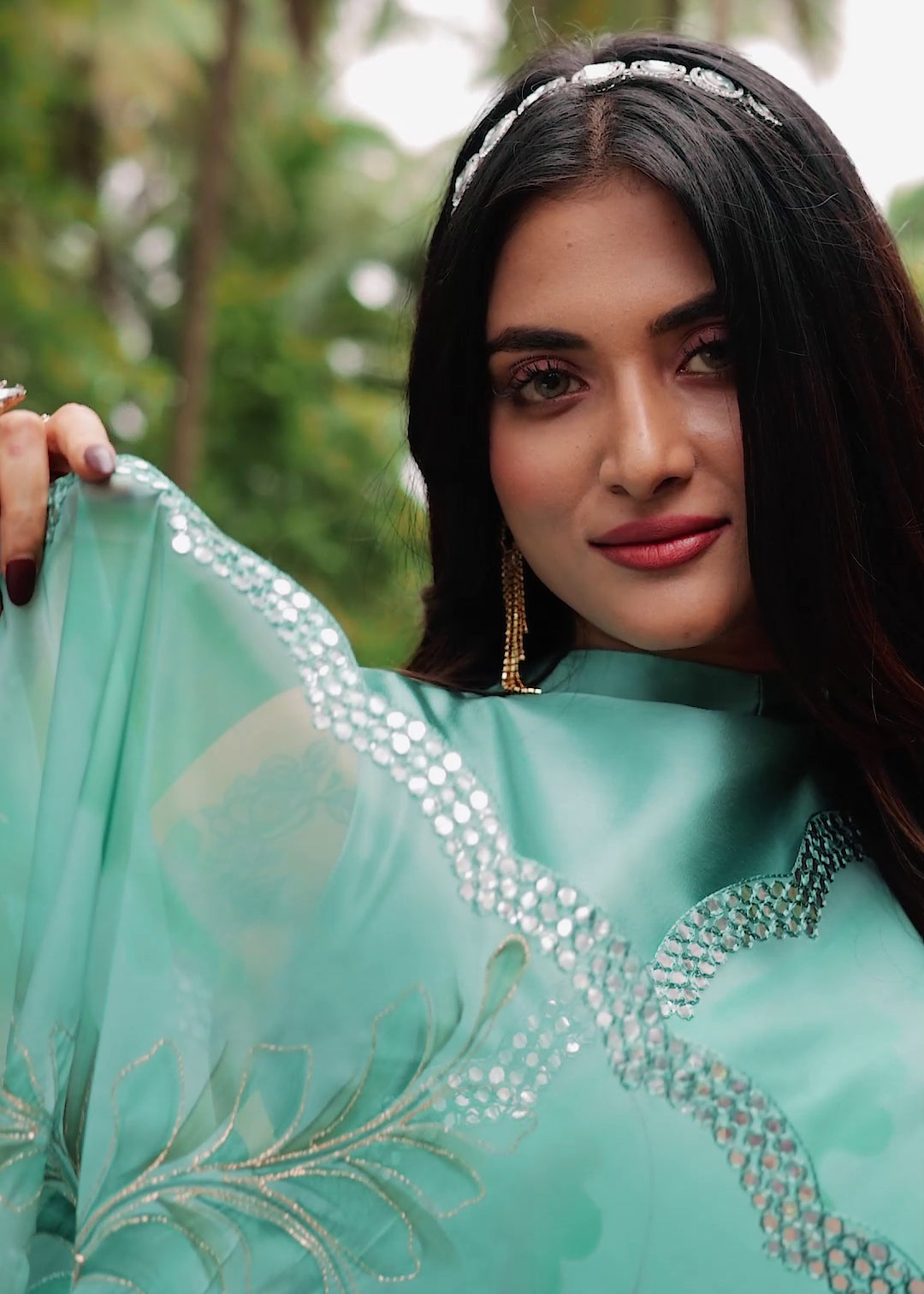 Shimmering Sequin Embellished Saree Collection