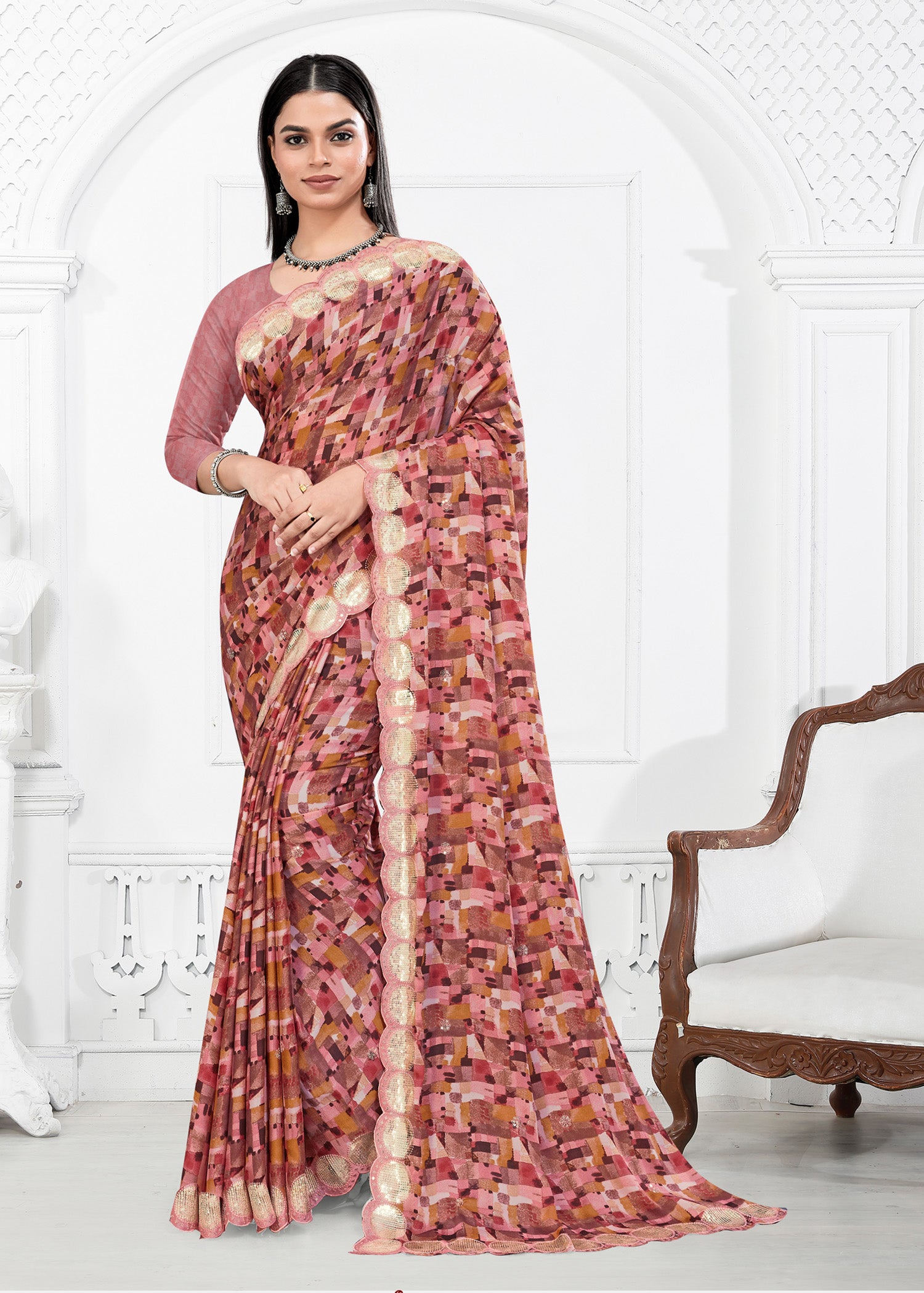 Beautifully Printed Crepe Sarees: Make a Fashion Statement