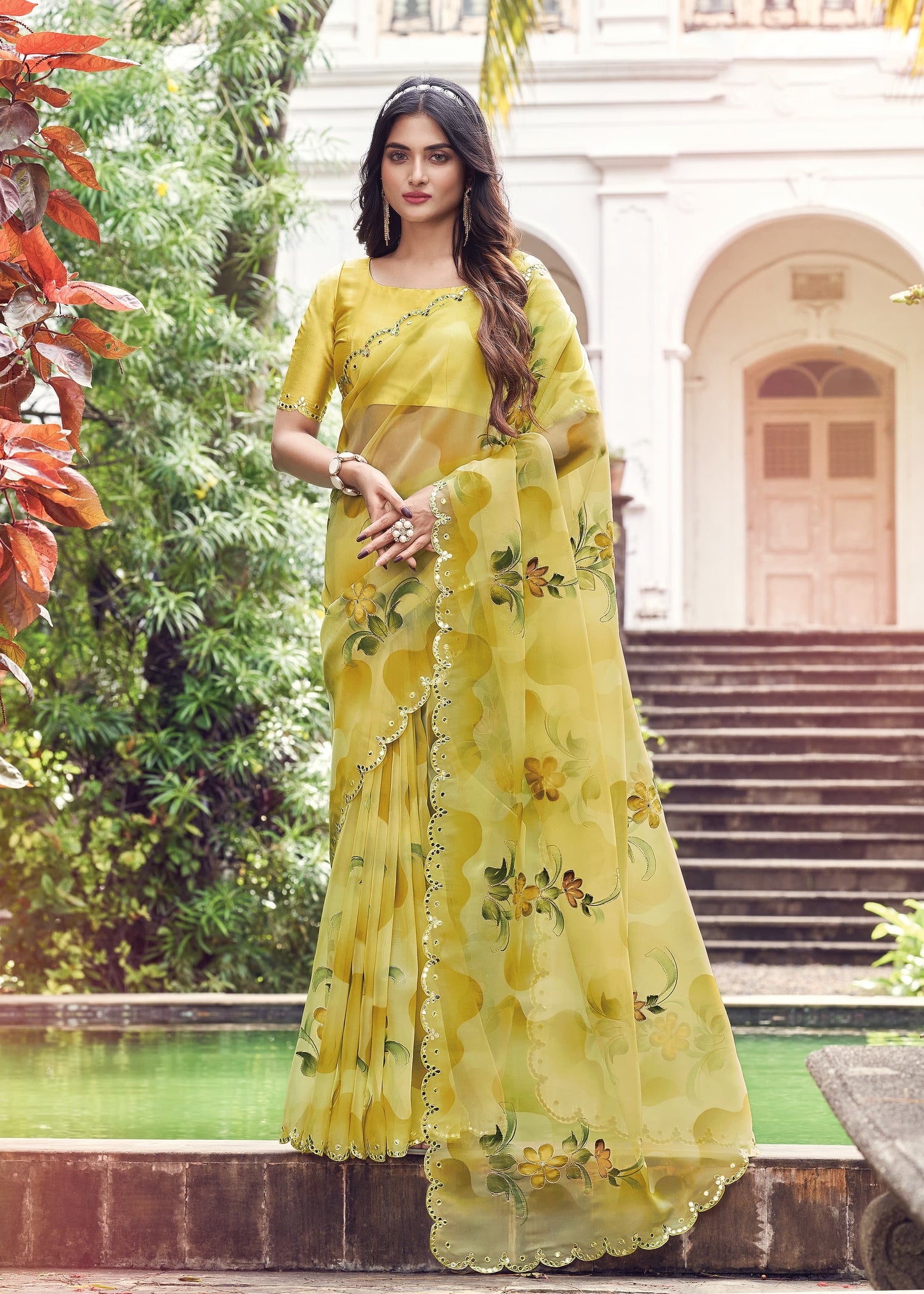 Light and Airy: Organza Saree for Summer Vibes