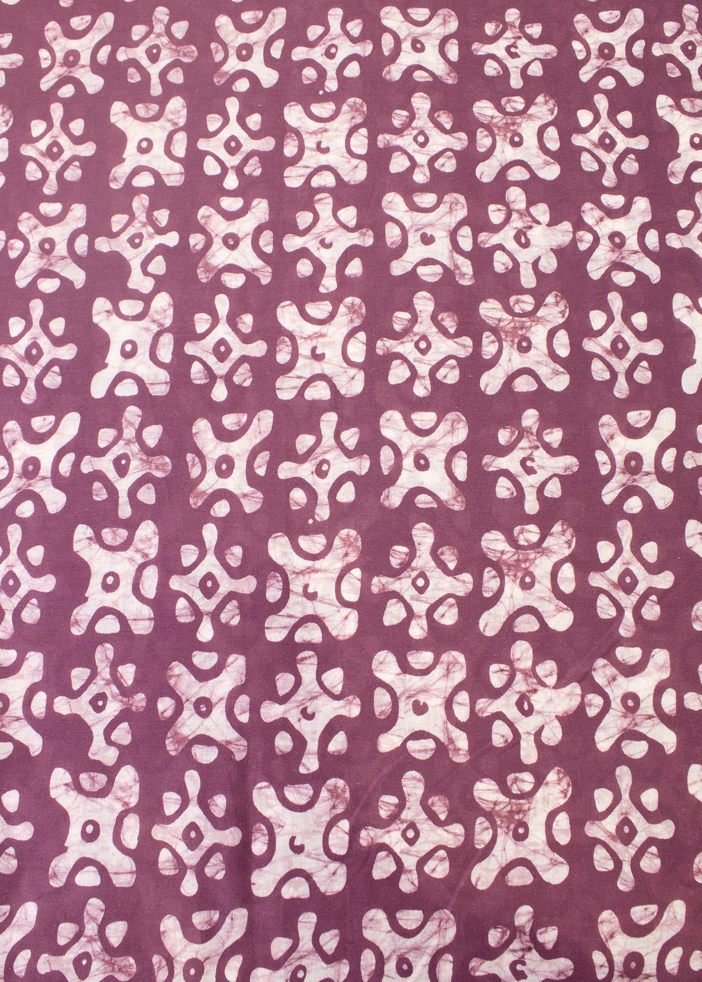 Pure Cotton Linen Wine Fabric With Ethnic Motif Digital Print - Pure Cotton Linen D.No. 3210 Wine Full Image View