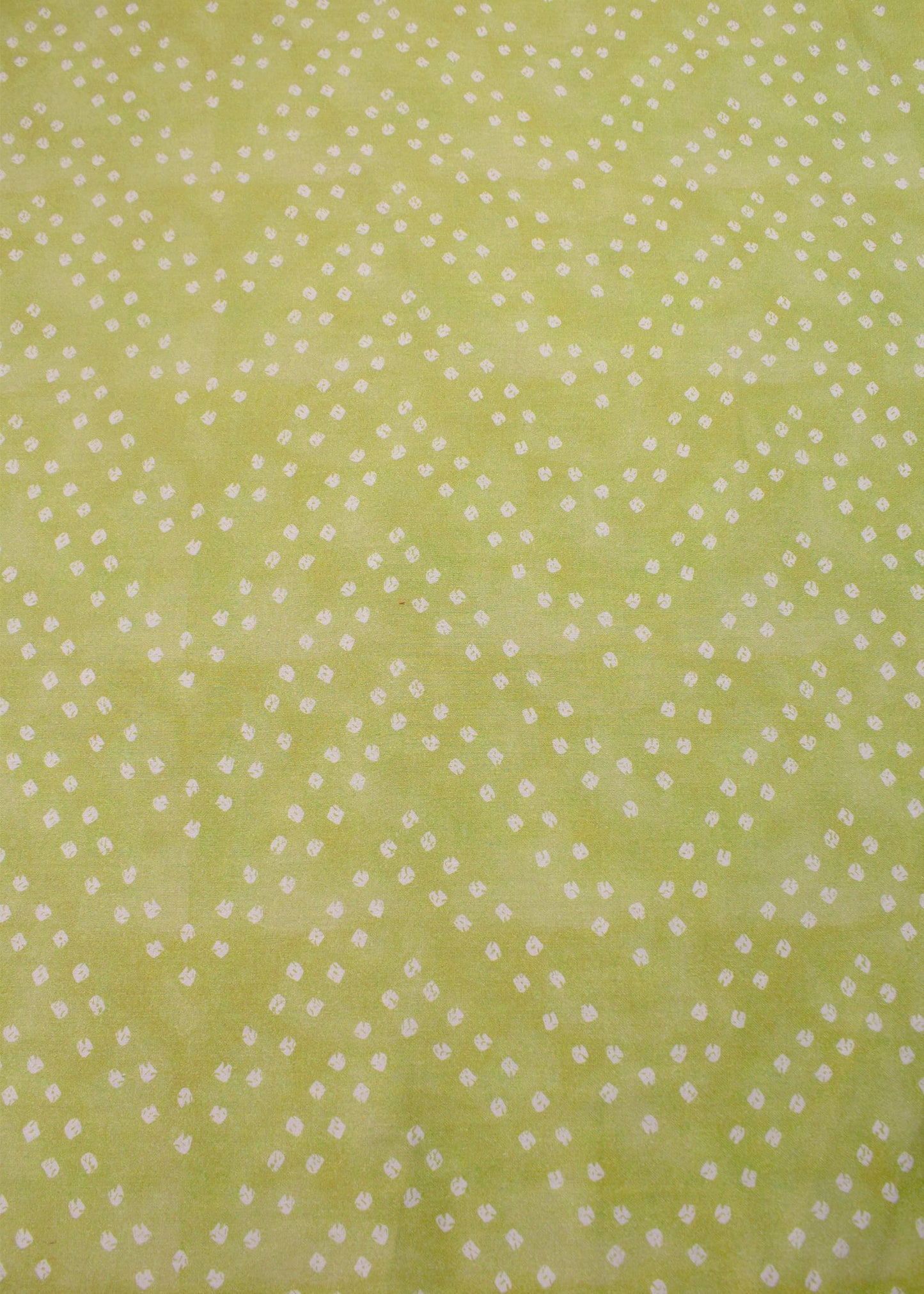 Liril Green Pure Cotton Satin Fabric with Bandhej and Zig Zag Digital Print - Pure Cotton Satin D.No. 1704 Liril Green 2